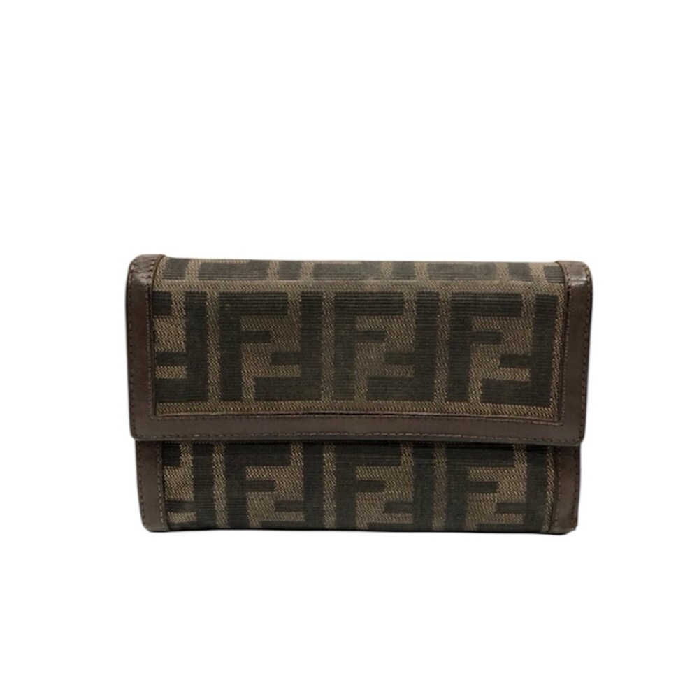 Fendi Zucca FF Print Wallet COA included